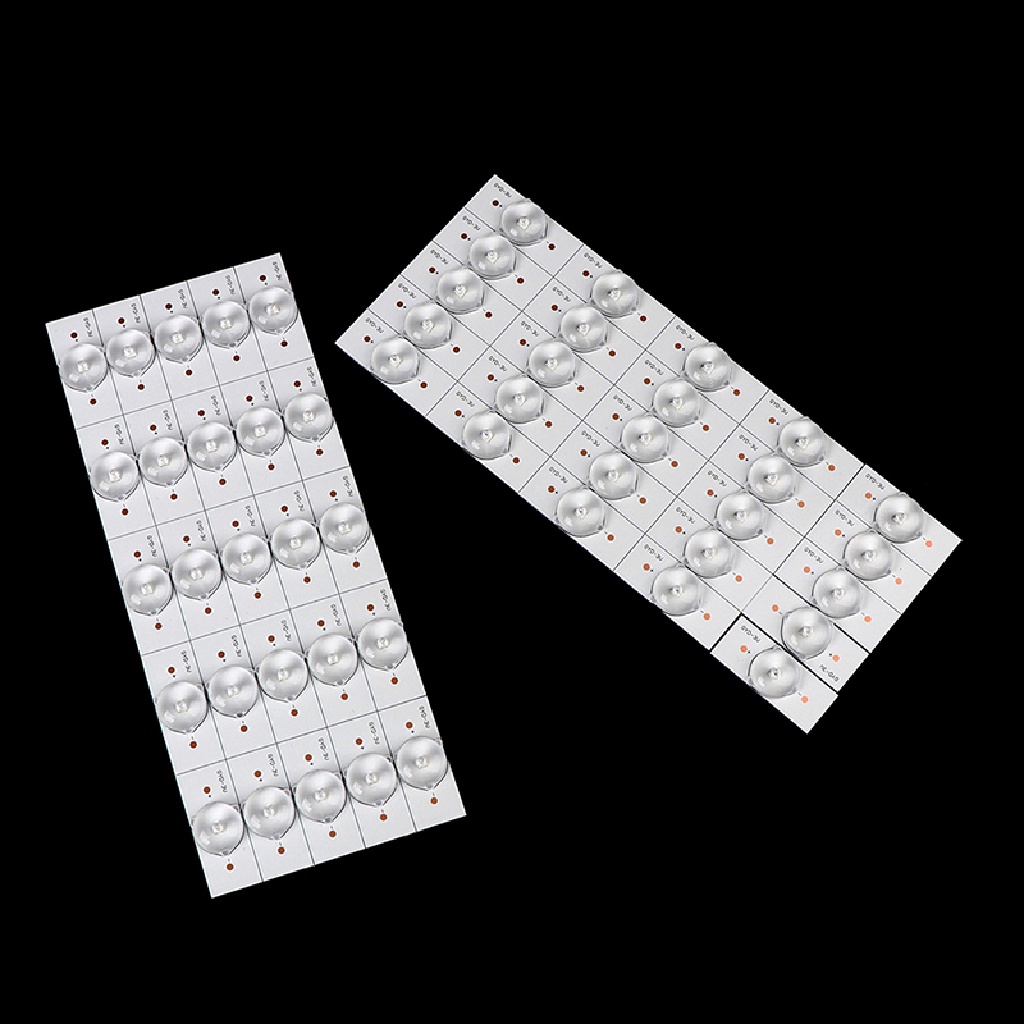 50pcs Lampu Manik-Manik 3v Smd Dengan Filter Lensa Optik Untuk Led 32-65 Inch