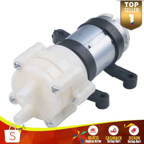 Pompa Air Mini Aquarium Ikan PV 03 Fish Tank 12V Flow Air 700ml/30s Pompa Akuarium Multifungsi