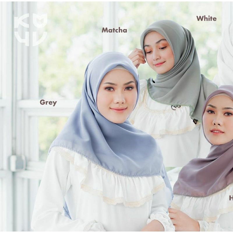 KoyuHijab Polos Potton Lace