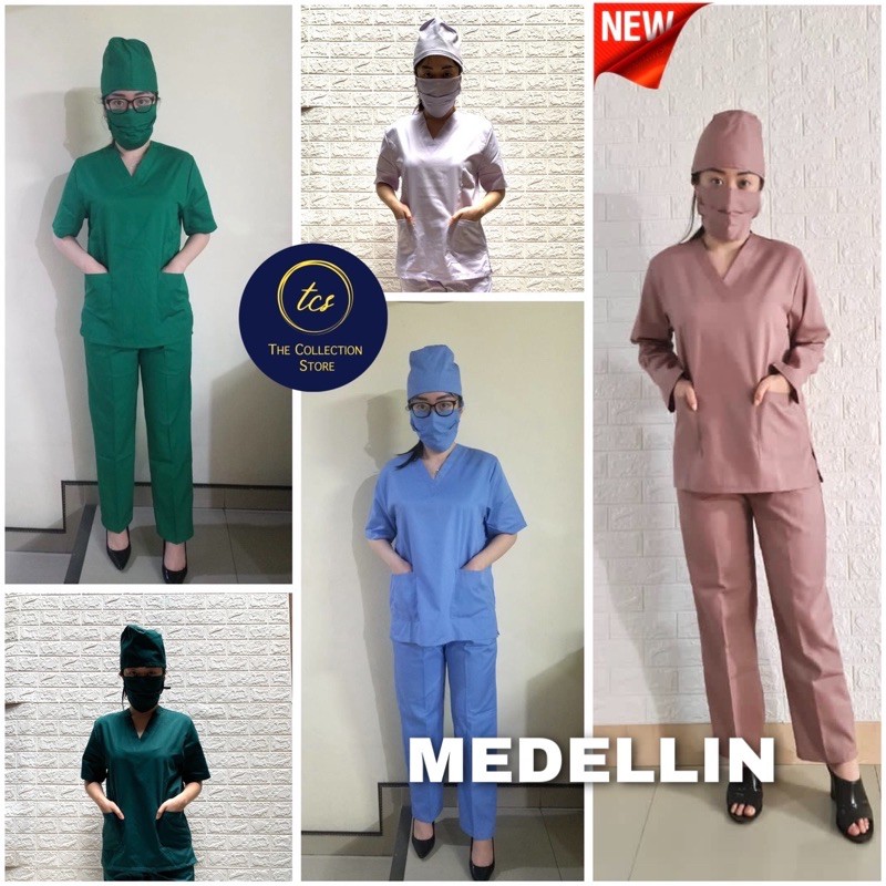 BAJU OK MEDELLIN , BAJU OPERASI OKA , BAJU SCRUB , BAJU PERAWAT (UNISEX)