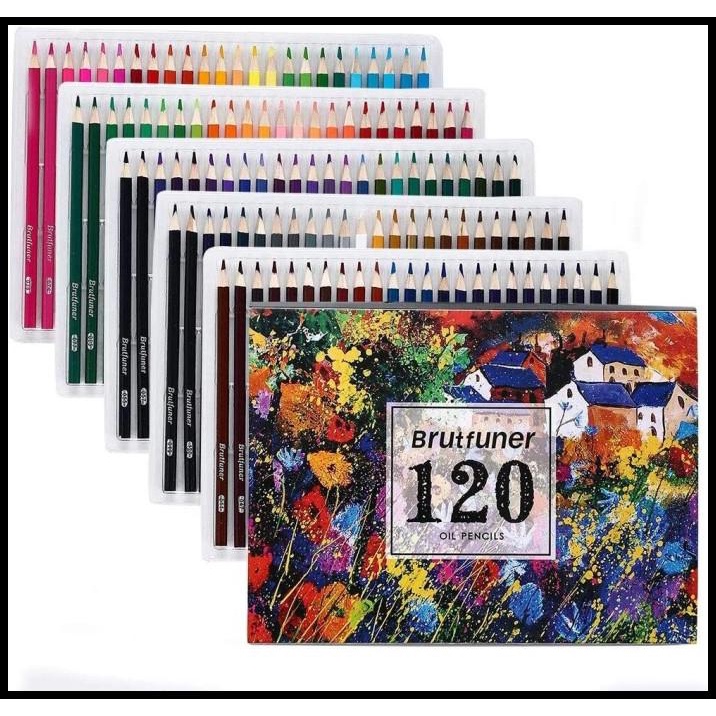 

Pensil Warna Brutfuner Painting Oil Pencil Artist Color Set 120