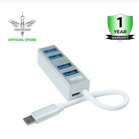 ITSTORE Type C USB HUB Adapter to USB 3.0 NYK P-3101 5 GBps High Speed 4PORT