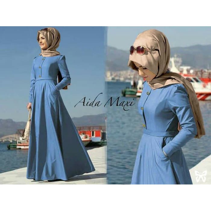 NISSA SABYAN  Gamis / Baju Wanita Muslim Aida Syari