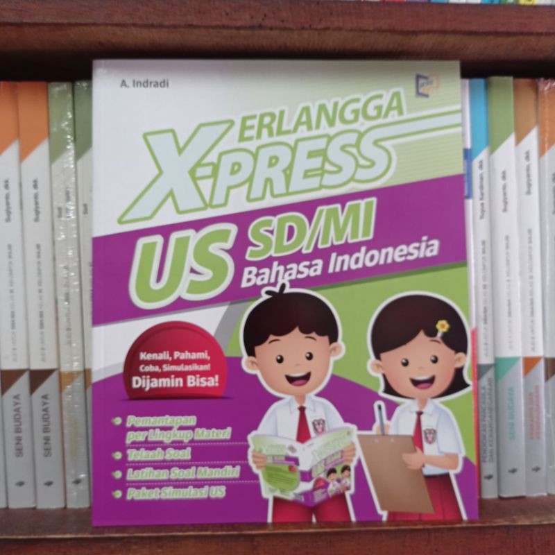 Buku US XPress US Bahasa Indonesia SD/MI 2021 Erlangga