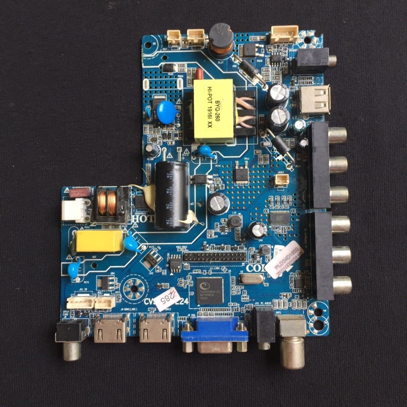 MB - MAINBOARD - MESIN TV POLYTRON PLD 24D1850 - 24 D 1850 - 24 D - 24D - 24