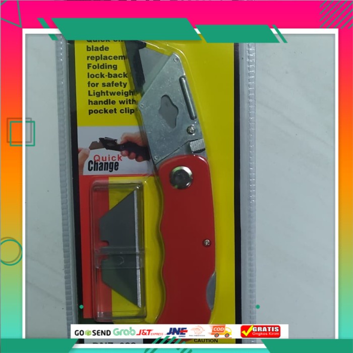 Jual Pisau Cutter Lipat Foldable Knife Folding Cutter Knife Shopee Indonesia 