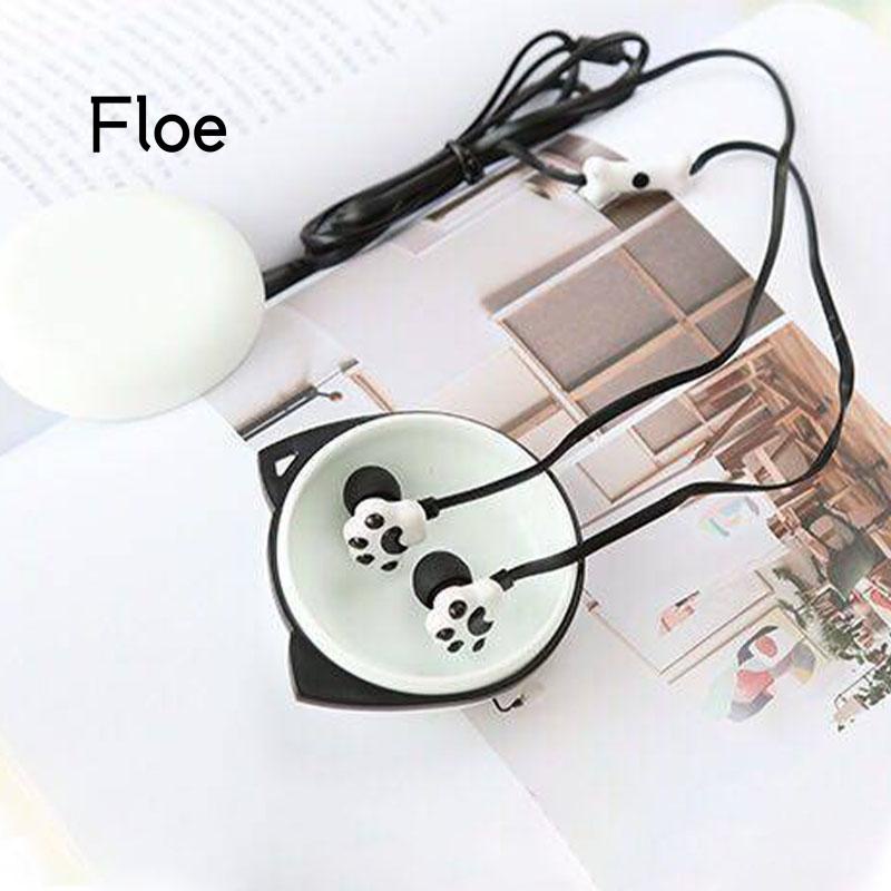 Fl Earphone In ear Bentuk Telapak Kaki Kucing Lucu