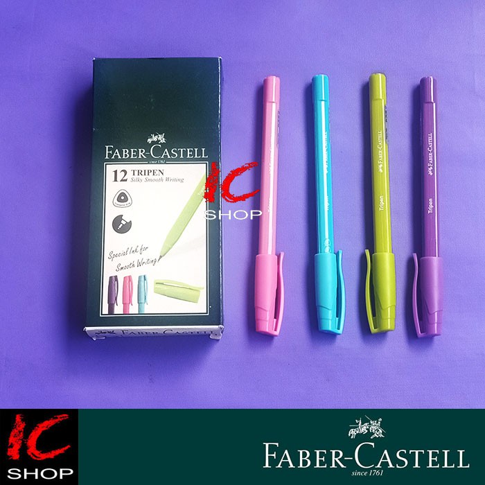 

Pulpen Tripen 0.7 Tinta Hitam Faber Castell