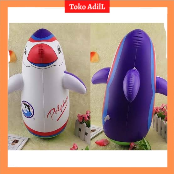 MAINAN ANAK BALON TIUP LUMBA-LUMBA UNGU