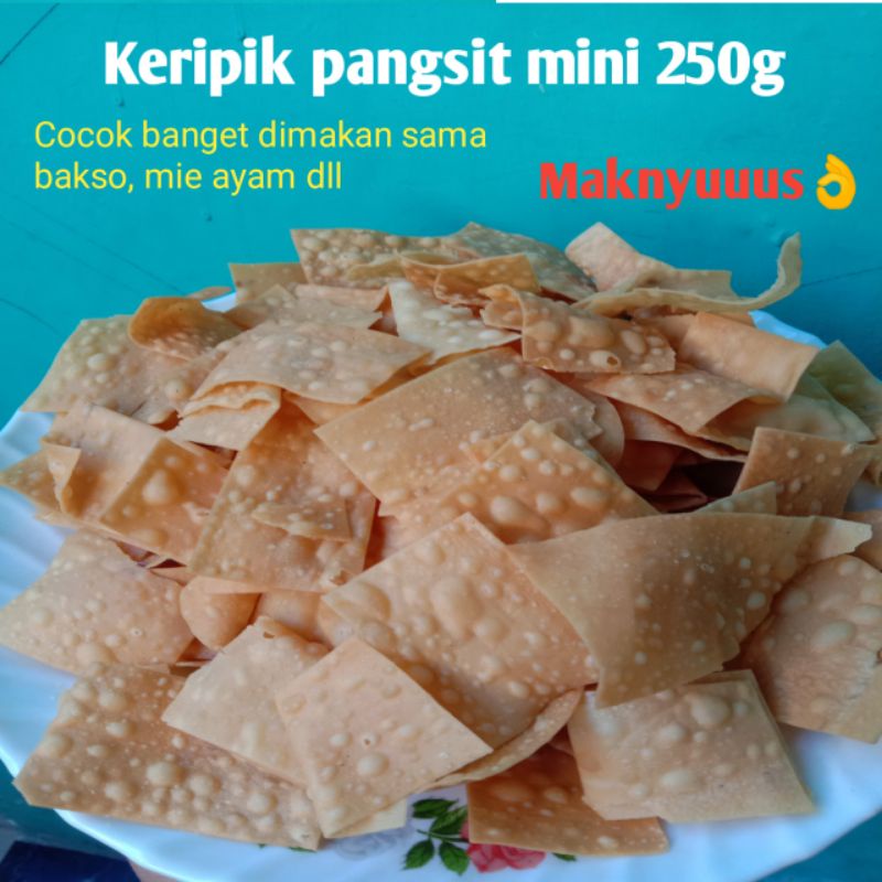 

Keripik Pangsit bawang gurih 250gr pangsit bawang renyah pangsit bawang asin