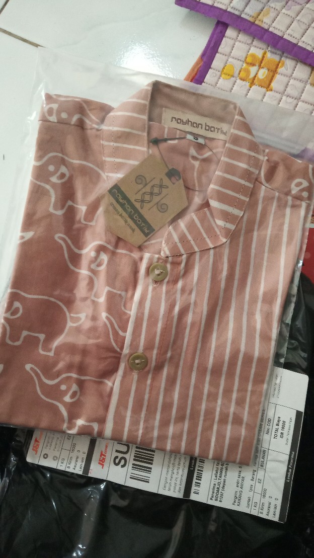 Kemeja Batik Anak Cream Series