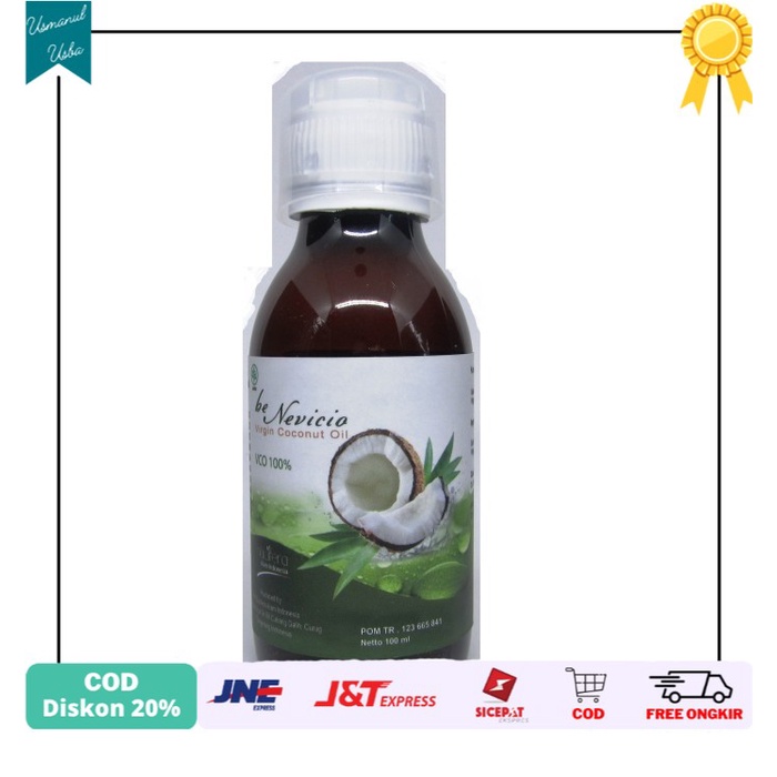 

❤COD❤ be Nevicio VCO Virgin Coconut Oil minyak kelapa murni asli 100ml