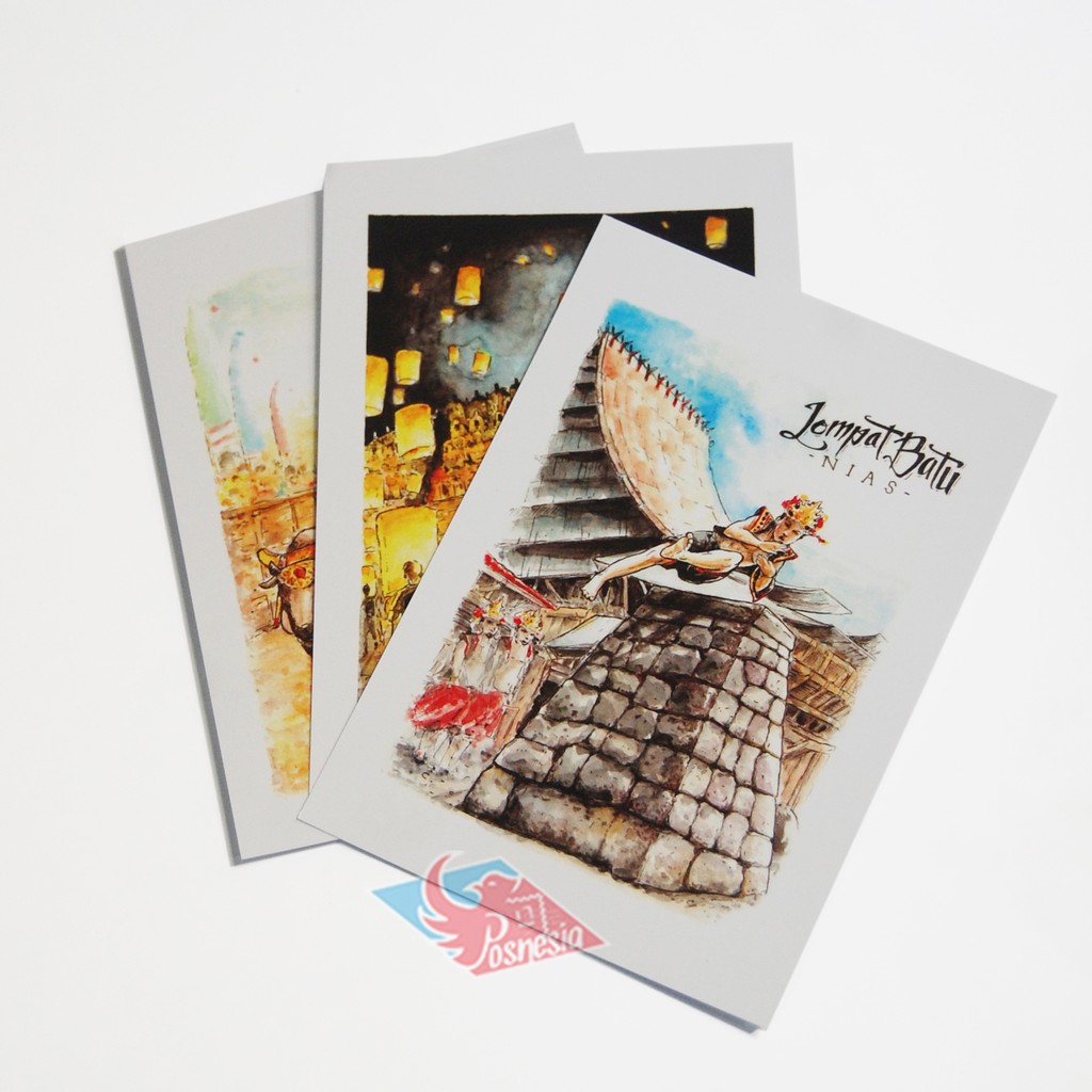 

Kartu pos / Postcard Indonesian Festival series
