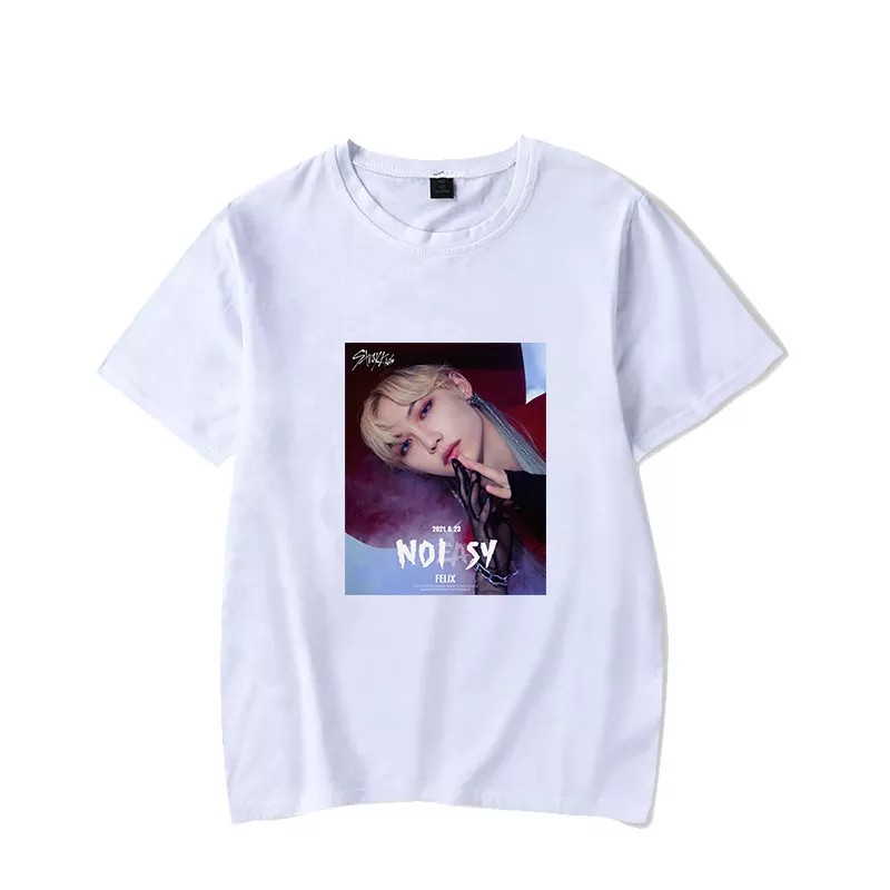 Kaos Stray Kids No Easy Oversize Murah T-shirt Member Stray Kids KPop Baju Straykids Wego Jumbo XXL