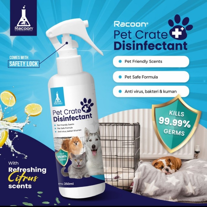 Pet Crate Disinfectant - Pembersih Kandang dan Kasur Anabul 250 ML