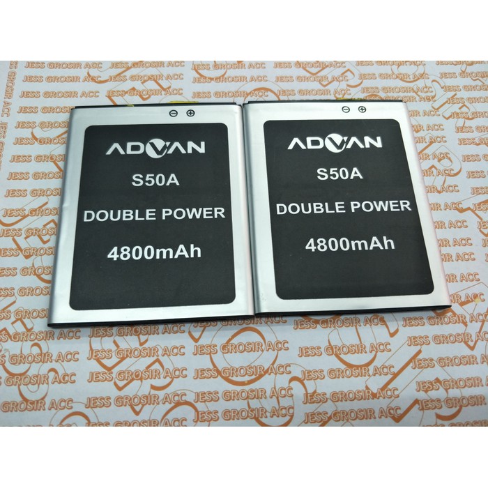 Baterai Battery Batre Original Double Power ADVAN Vandroid S50A