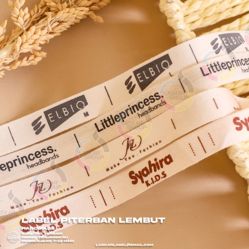 label baju label cootun 50 meter label hijab label piterban import label pakaian label nama label ca