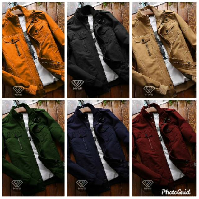 Jaket baseball best seller bahan cotton drill premium size M L XL ORIGINAL DISTRO MADE IN BANDUNG