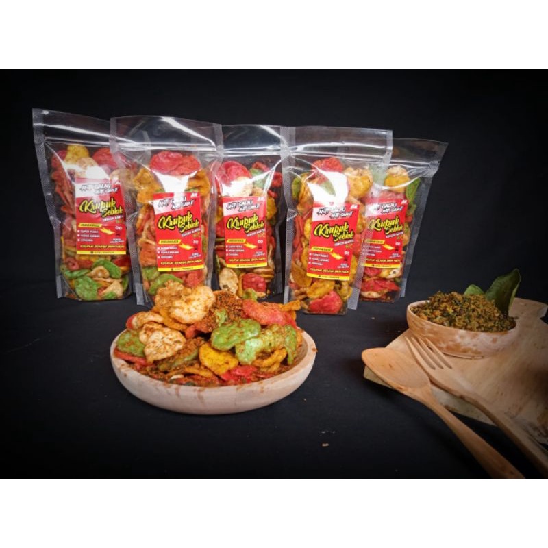 

KRUPUK SEBLAK GERCEPMANTUL | (100gr)Kmsan klip lebih aman & cantik