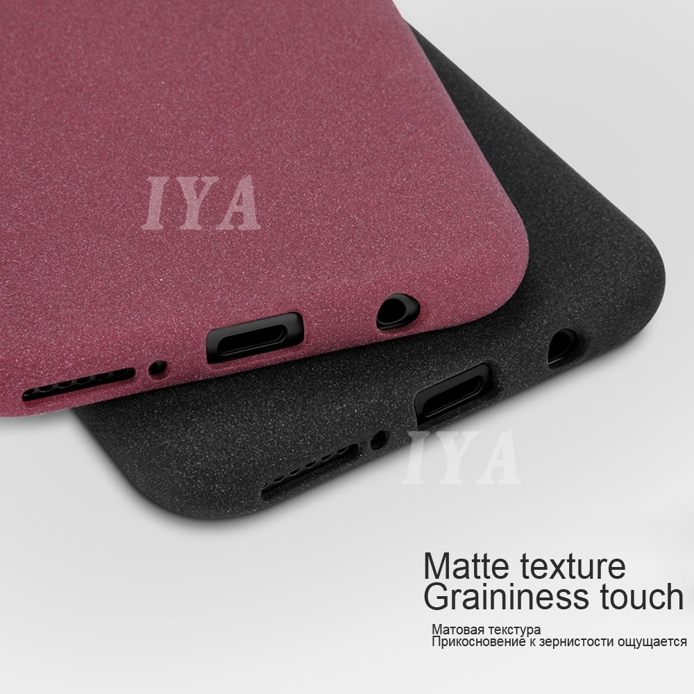 Sandstone Matte Casing Vivo Y20 Y20s Y12s Y30 Y50 Y11 2019 Y12 Y15 Y17 Y19 Y85 V9 Y53 Y91 Y93 Y95 V19 NEO V20 SE Soft TPU Anti Fingerprint Cover IYA