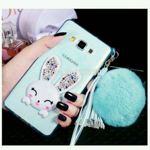 Casing Samsung A5 2015/ A7 2015 & A5 2016/ A7 2016 Softcase Flo Rabbit