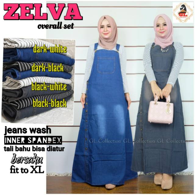 ZELVA OVERALL SET GAMIS JEANS
