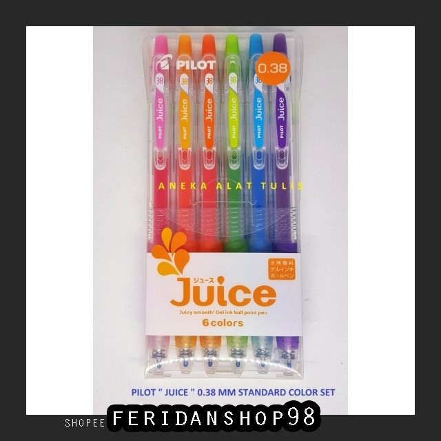 

FR116 PULPEN PILOT " JUICE BEST " 0.38 MM SET 6 LJU-60UF-6-EX BY FERIDANSHOP98