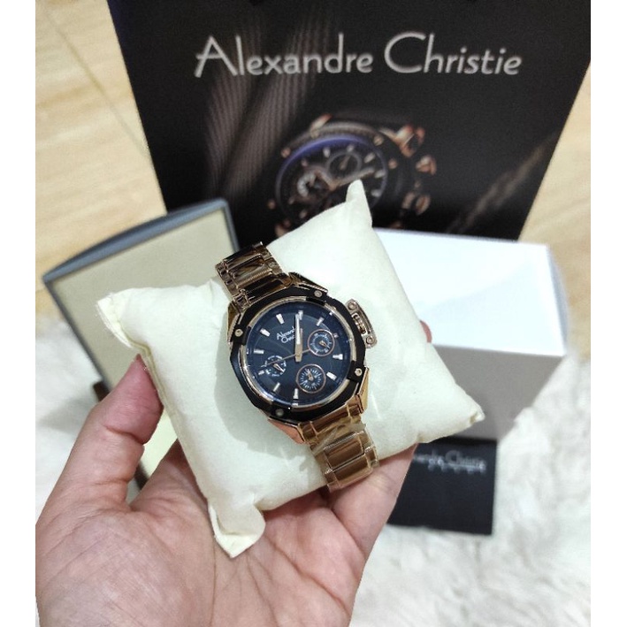JAM TANGAN ALEXANDRE CHRISTIE AC 6225 / AC6225 SOFT GOLD