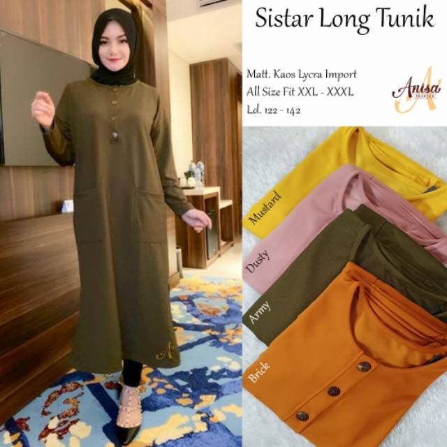 SISTAR LONG TUNIK BY ANISA