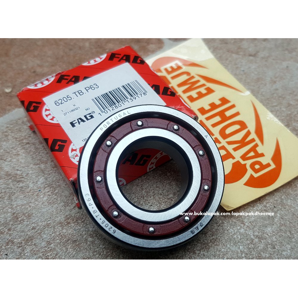 LAHER BEARING FAG 6205 TB P63 ORIGINAL PORTUGAL HIGHSPEED LAPAK PAKDHE EMJE