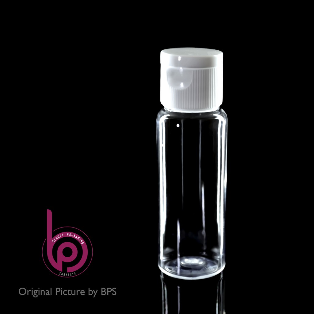 Botol PET 20ml BR Bening Tutup Fliptop
