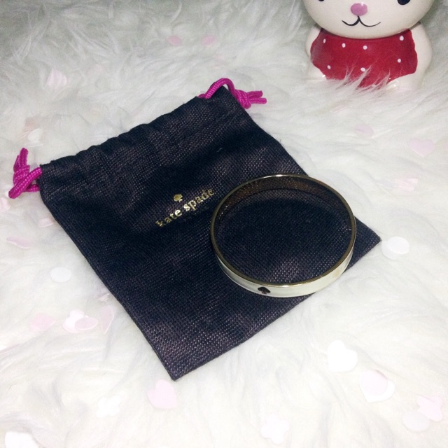 KATE SPADE NEW YORK Spade Bangle Bracelet - O0RU0659 (Cream)