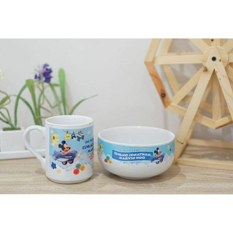 hampers Cassey/souvenir anak/lunch box/souvenir keramik/mug custom/souvenir surabaya/hampers suvenir