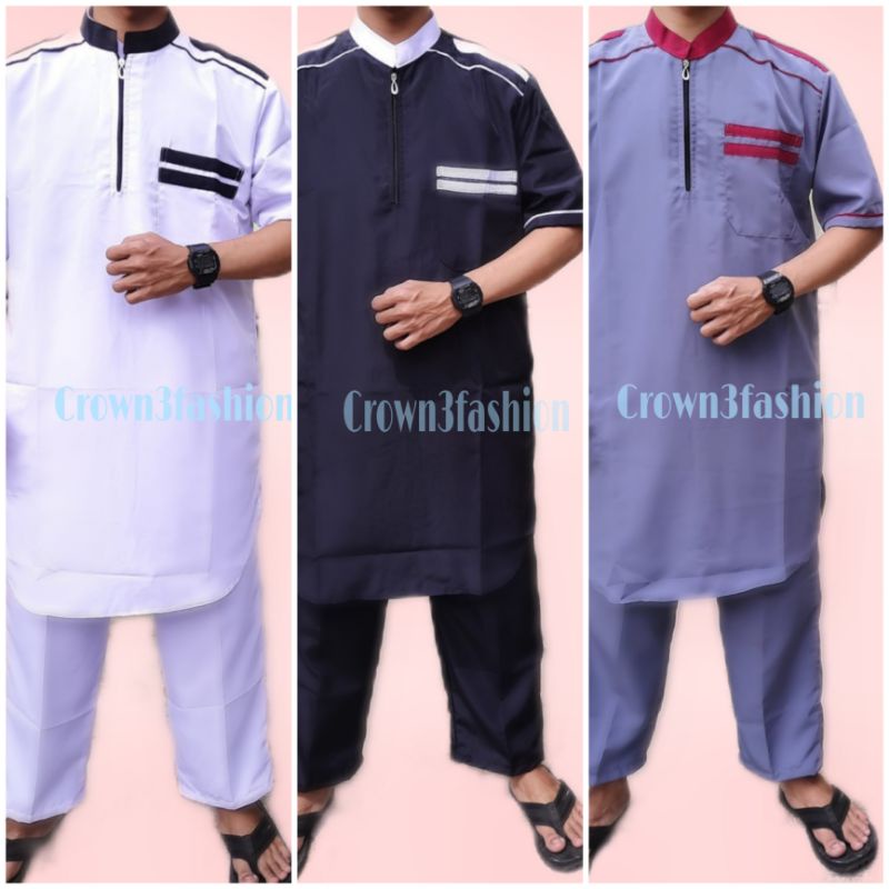 Setelan Koko Kurta Pakistan Pria Terbaru •COD√