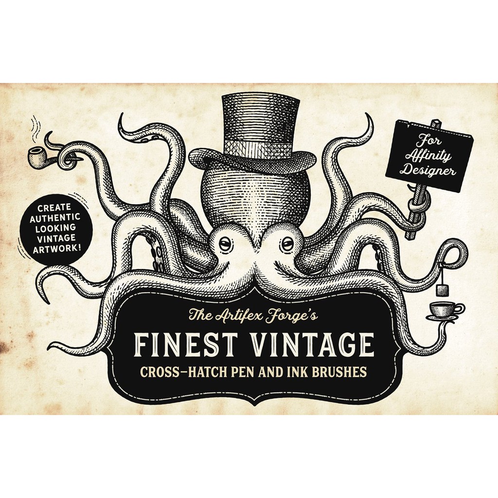 Finest Vintage Brushes - Affinity Designer