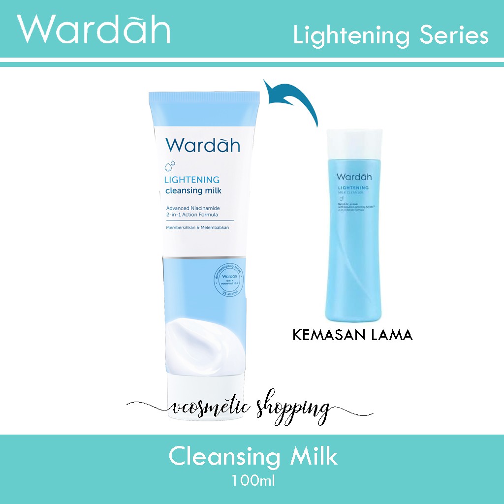 Wardah Lightening Cleansing Milk Cleanser 100ml