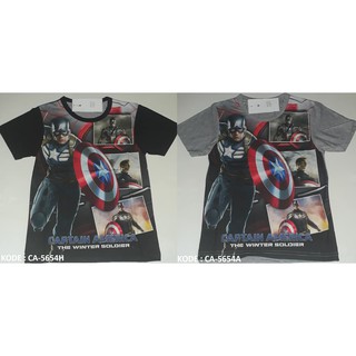  Kaos  anak  laki FURO  Captain America s 10 12 14 Shopee 