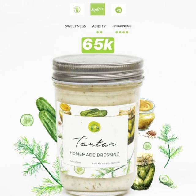 

Serasa Tartar Homemade Salad Dressing