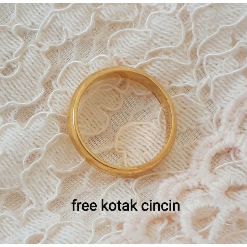 Cincin Polos Emas Muda 1/2 gram
