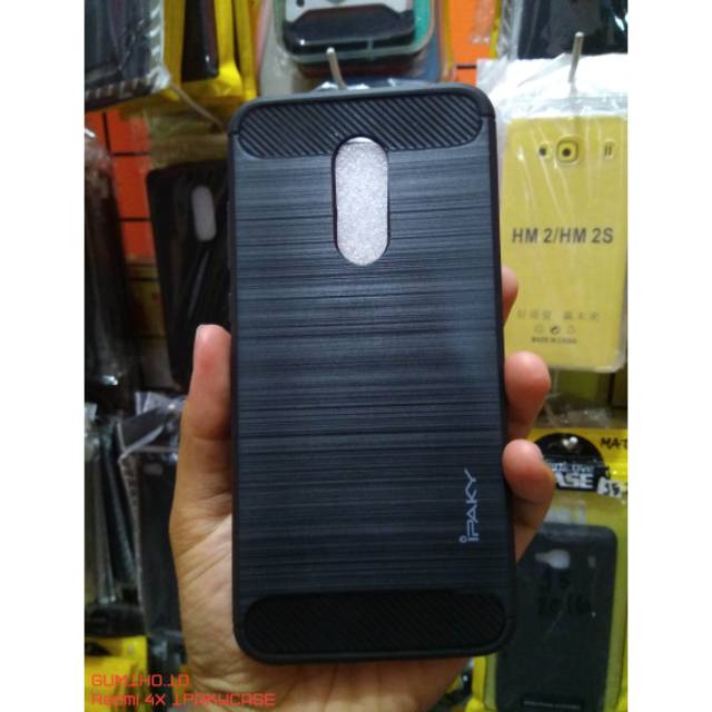 CASE XIAOMI REDMI 5 PLUS IPAKY CARBON FIBER XIAOMI REDMI 5 PLUS SOFT CASE