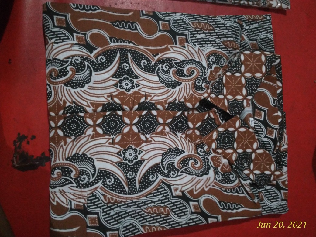 Bswart Batik Hrb026 Kenongo Hem Pendek Padi Pekalongan M L Xl Batik Pria Murah Modern Grosir