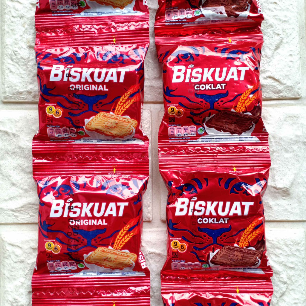 

Biskuat Original Coklat Sachet 10gr Biskuit Biscuit Anak Kue Cemilan Snack Makanan Ringan 10g 10 gr