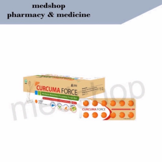 Curcuma Force Tablet Soho untuk Menambah Nafsu Makan 12s