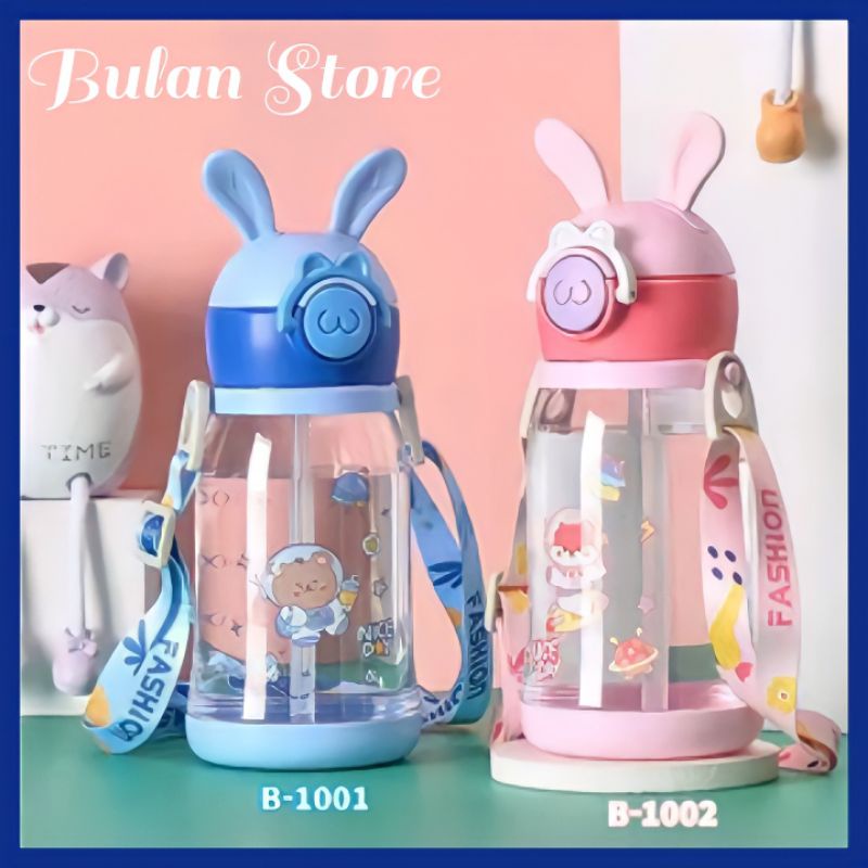 Botol Minum Anak Karakter Telinga Kelinci Botol Minum Anak Sedotan Tempat Minum Anak Botol Minum Ana