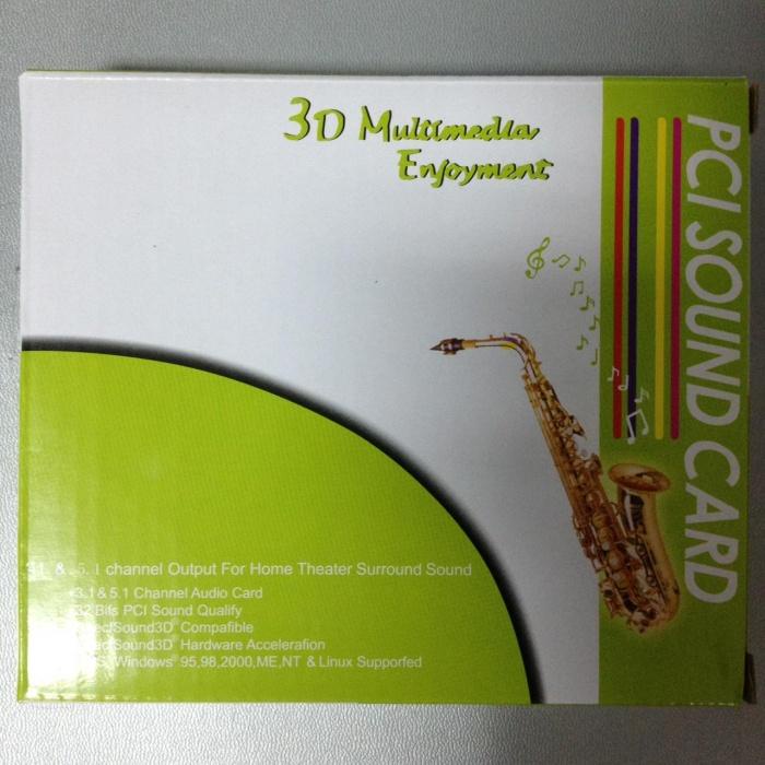 Sound Card Pci Internal Desktop Pc Komputer