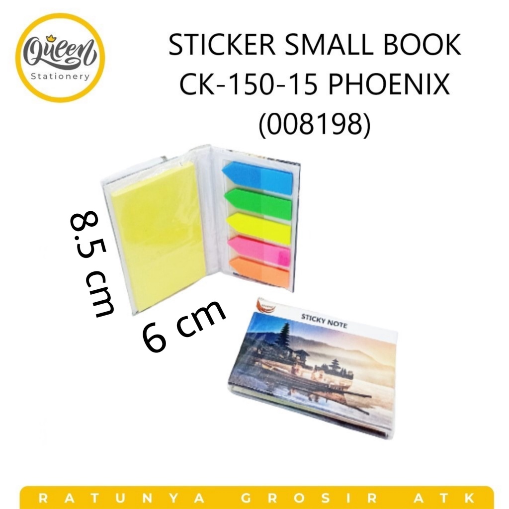 

STICKER SMALL BOOK CK-150-15 PHOENIX / STICKY NOTES / MEMO / STICK NOTE / BOOK MARKER (008198)