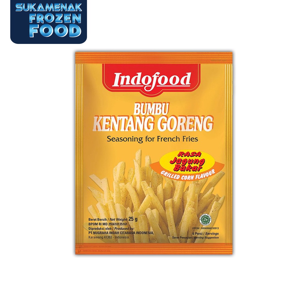 

INDOFOOD Bumbu Kentang Goreng Jagung Bakar 25gr