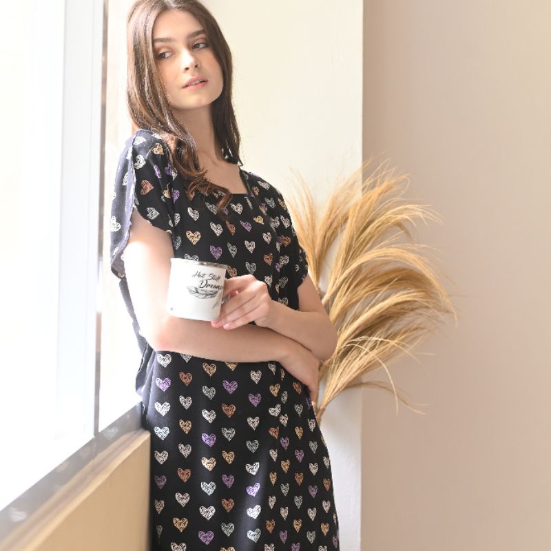 Daster Rayon HABEL NON BUSUI Panjang Semata Kaki-Habel 37