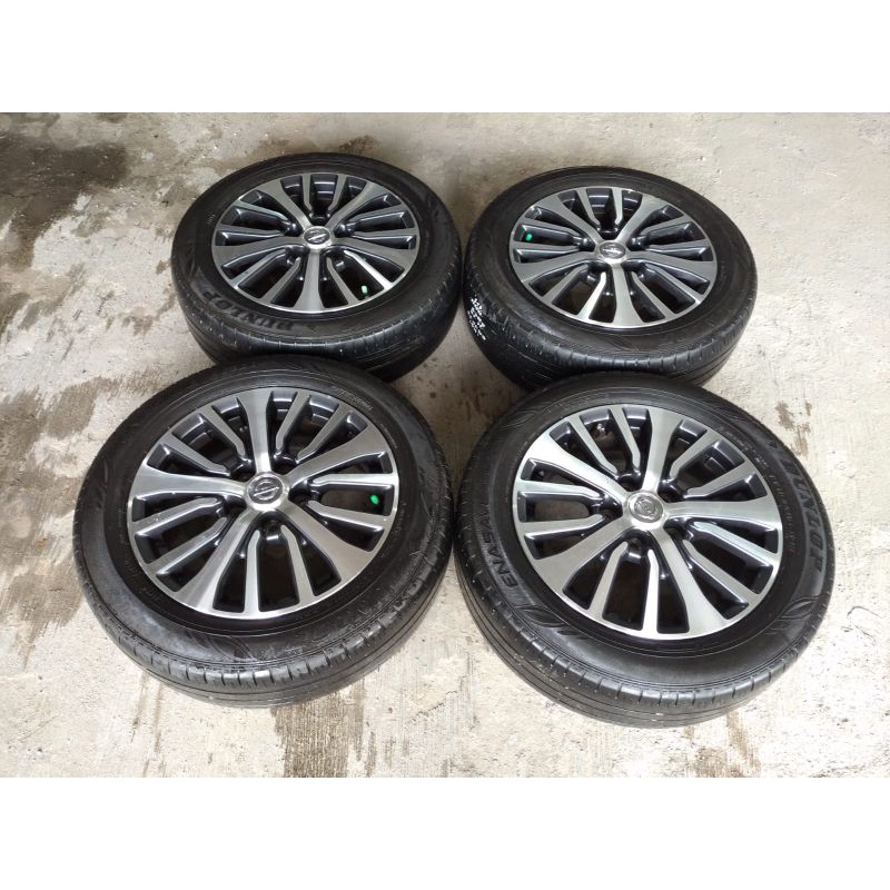 Velg Second Mobil COPOTAN STD SERENA Ring 17 Ban DUNLOP 195/60 R16 BISA UNTUK ERTIGA LIVINA INOVA GR