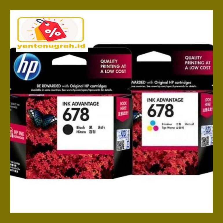 

Pt740Dpp Paket Tinta Catridge Hp 678 Black Colour Original Pt0P8D6M